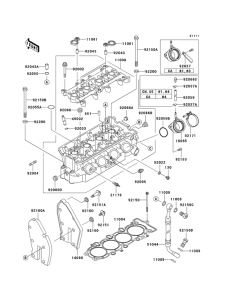 ZX600 Головка цилиндров