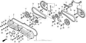 GL1500CT Front cover + timing belt