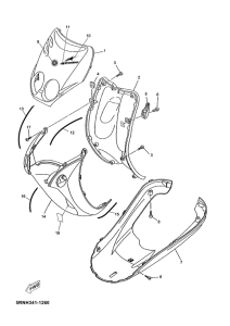 YN50 Ветровое стекло