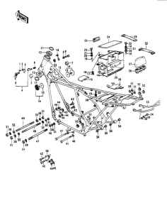 KH250 Frame / frame fittings