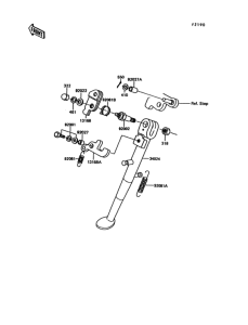 KE100 Подножка