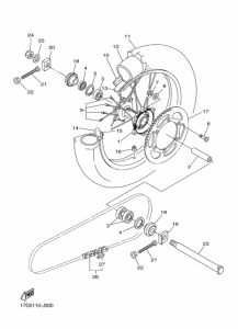  Rear wheel complete assy
