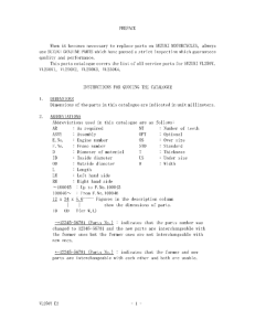 VL250 Catalog preface