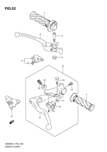 GS500 Рулевой рычаг