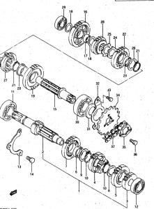 DR500 Трансмиссия