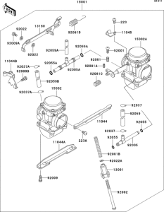EX500 Карбюратор