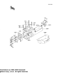 KZ1100 Battery case / tool case