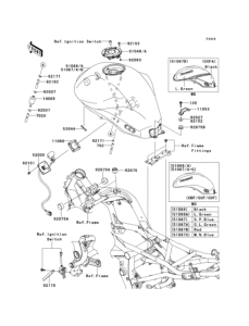EX400 Топливный бак
