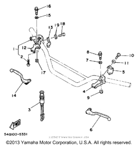 BW200S Handle switch - lever