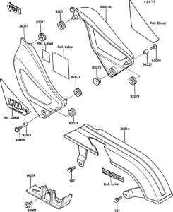EN450 Боковые обтекатели