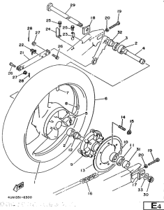 TRX850 Переднее колесо