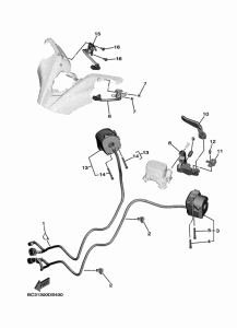 XP530D-A Handle switch & lever