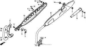 CT70 Глушитель