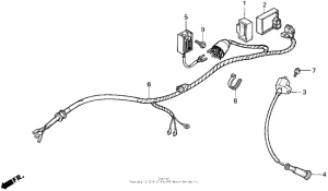 XR600R Жгут проводов