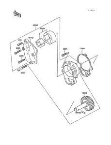 ZG1300 Масляный насос