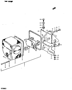 GT200 Задний комбинированный сигнал