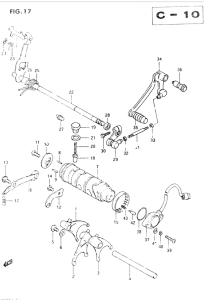 GSX400 Переключение передач