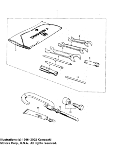 KH100 Owner tools / special service tools
