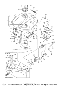 FZS1000SPR Топливный бак