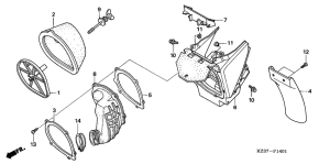 CR250R Воздухоочиститель