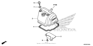  Крышка головки цилиндров