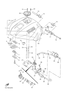 YZF-R1 Топливный бак