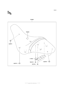 VN1700 Сиденье
