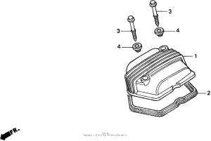 XR100 Крышка головки цилиндров