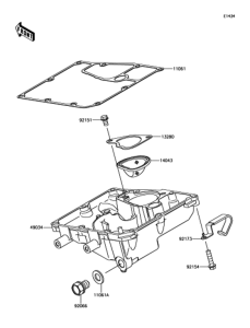 EX650 オイルパン