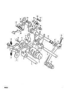 RM50 Переключение передач