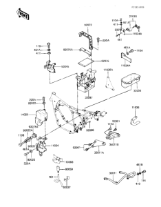 KZ550 Battery case / tool case