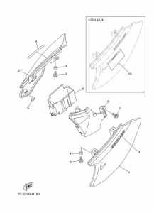 TTR50E Боковые обтекатели