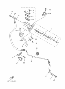 XT1200Z Передний тормозной цилиндр