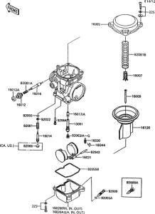 ZG1000 Carburetor parts(1 / 2)