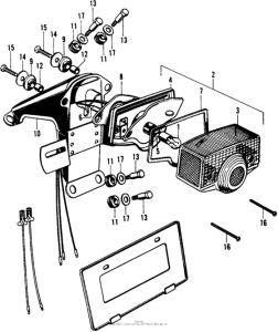 CB450 Taillight k3-k4