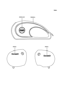 BJ250 Наклейки