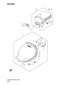 VL800 Пружина