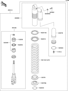KX500 Амортизатор
