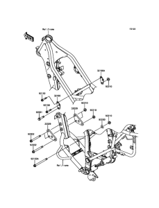  Крепление двигателя