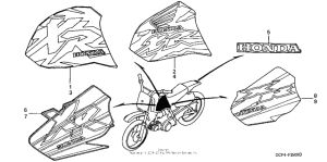 XR70R Наклейки 1