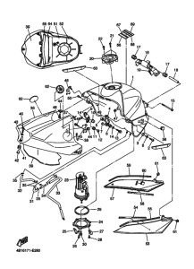 YZF-R1S Tank fuel