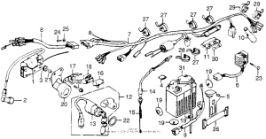 XL250 Wire harness + ignition coil