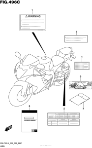 GSX-R750 Label (Gsx-R750L5 E33)