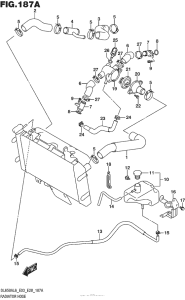 DL650 (ABS) Радиатор и Патрубки