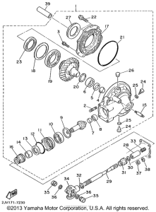 XV535LC Ведущий вал