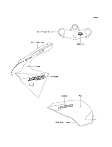 ZX600 Наклейки