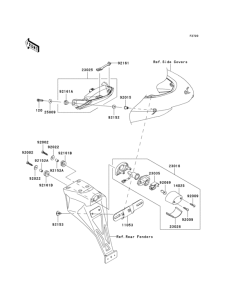 ZX600 Фонарь