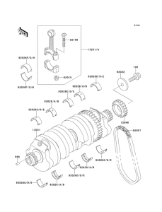 ZX1100 Коленвал