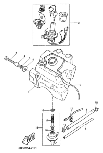 YQ50 Топливный бак
