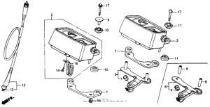 XR200R Спидометр